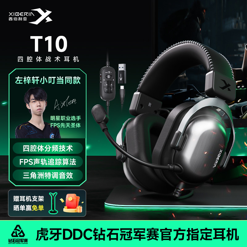 Проводная игровая гарнитура Siberia T10 - гарнитура для настольных компьютеров, предназначенная для проведения мероприятий Delta