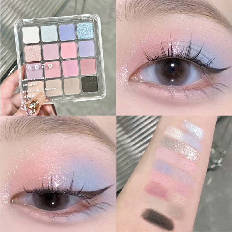 Мультитональная матовая палетка теней для век, новая коллекция, 16 цветов, на каждый день, широкая палитра цветов