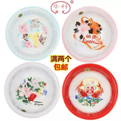 Huaco 36 38 40cm double thickened wedding wedding old-fashioned nostalgic Basin pure enamel basin washbasin