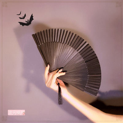 taobao agent Round fan, props, accessory, Lolita style, punk style, cosplay