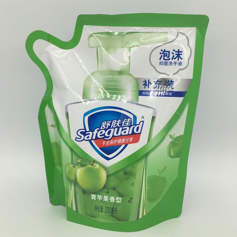 Shuskin Jia foam bacteriostatic handwashing liquid 200ml bagged supplement with apple scent type