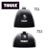 THULE / Tule sửa đổi xe cung cấp phụ kiện giá nóc xe 751 753 chân giá nóc - Roof Rack