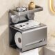 German Precision Suction Cup Tissue Box Bathroom Toilet Paper Holder Punch-Free Wall-Mounted Roll Paper Box Toilet Paper Storage Rack
