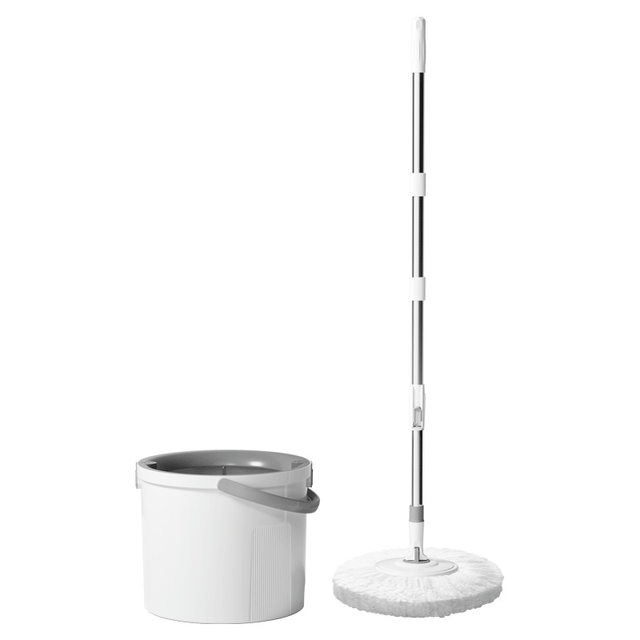 German Seiko Rotating Mop, Hand-Washable, New Self-Twisting Water Mop Bucket, Household One-Mop, Automatic Dehydration and Spin-Drying