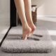 German Precision Bathroom Absorbent Floor Mat, Bathroom Foot Mat, Non-Slip Door Mat, Thickened Hotel Floor Towel Carpet