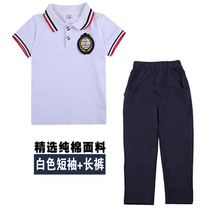 Single Piece Complexions Pure Cotton School Uniforms Elementary School Students Summer Clothes Kindergarten Garden Clothes School Class Sportswear Shenzhen School Uniform Pants