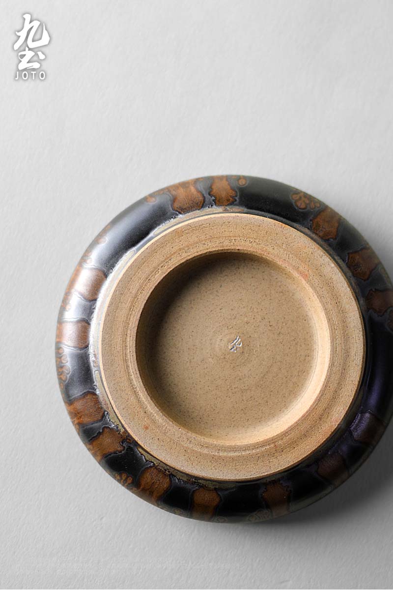 About Nine soil dry terms thick clay POTS adopt ceramic small circular mini dry ground plate tea Japanese kunfu tea saucer