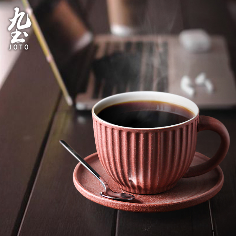 About Nine soil coarse ceramic coffee cup suit move coffee cup coffee cup of afternoon tea lovers mugs Japan restoring ancient ways