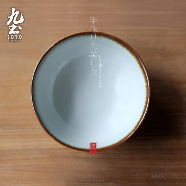 About Nine soil manual small round white jade bowl bowl of Japanese zen jingdezhen ceramic tableware hotel restaurant food bowl