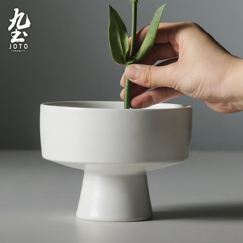 About Nine soil coarse pottery Japanese compote soup bowl dessert tray household ceramic tea floret furnishing articles by hand