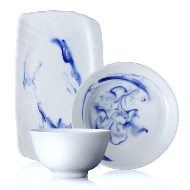About Nine soil of new Chinese style household ceramics tableware suit the set meal a fish ipads plate of dish bowl bowl dish flavor dish plate feeder