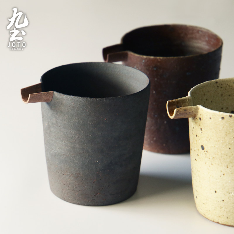 About Nine earth zen retro manual coarse jingdezhen ceramic kung fu tea set well fair keller cup and a cup of black pottery Japanese tea