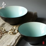 九土 Комплект ручной работы, керамическая японская посуда домашнего использования, сделано на заказ