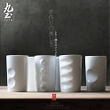 About Nine clay ceramic cups hand Japanese zen cup move gifts creative pen container special tea cups of coffee cup