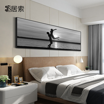 Life has your bedside decorative painting simple room warm couple romantic black and white banner background wall bedroom hanging painting