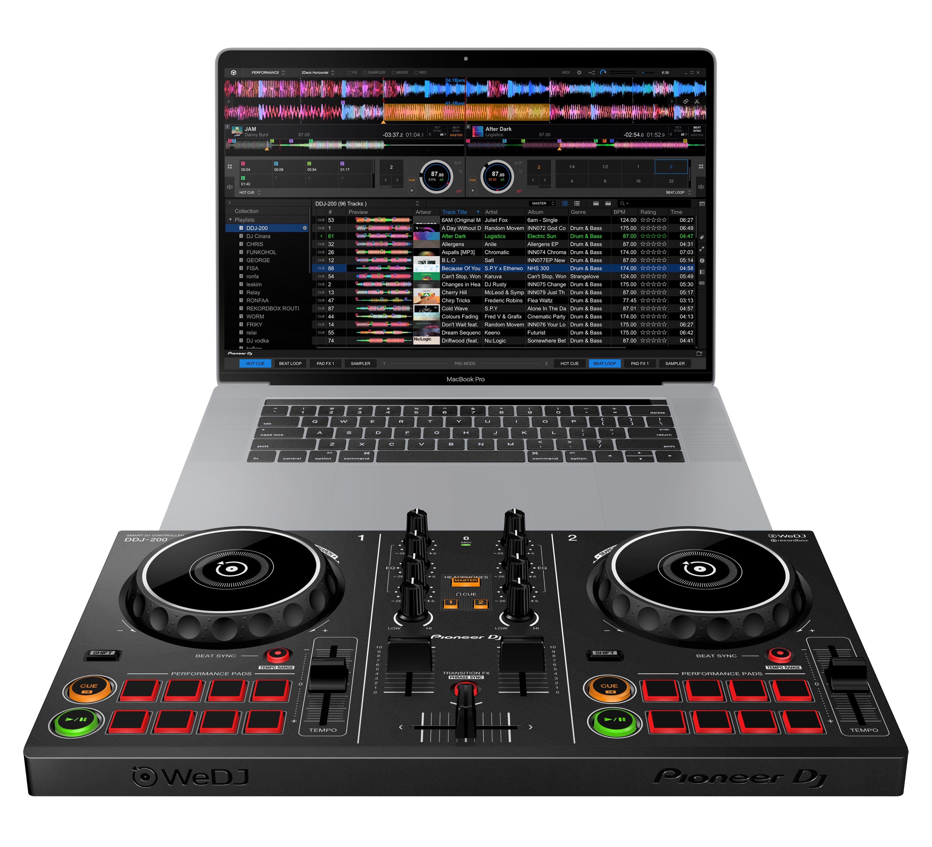 Pioneer DDJ-200 controller DJ digital DJ controller DDJ-400 brother of the national bank licensed national insurance
