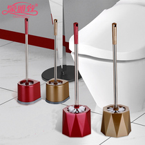 Toilet brush with base Toilet creative toilet brush set Toilet long handle soft hair decontamination cleaning toilet brush