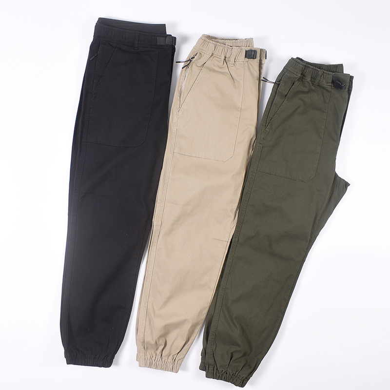 Odm Factory Single-Layer Cotton with Slight Stretch, New Spring and Autumn Men's Outdoor Fashion Versatile Casual Cargo Pants Long Pants