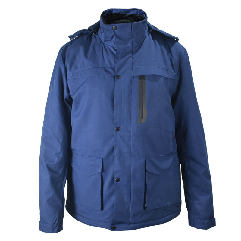 Foreign Trade European and American Style Men's Autumn and Winter Outdoor Windproof, Water-Repellent, Temperature-Controlled, Heated Workwear Multi-Pocket Jacket