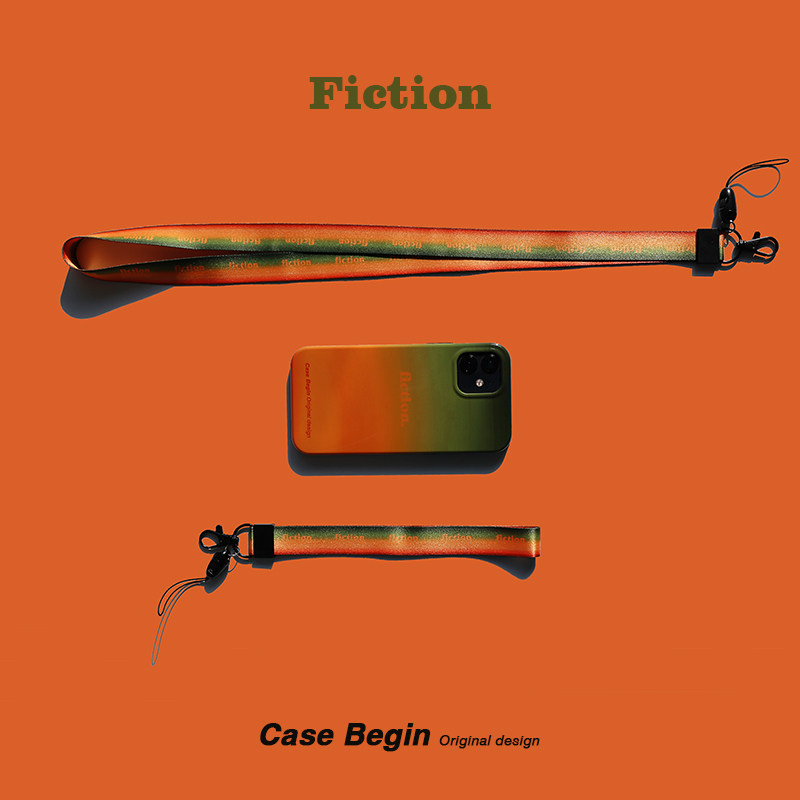 Novel mobile phone lanyard long and short anti-lost rope pendant pendant mobile phone chain detachable sling hanging neck rope hand rope