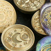 Magic Array Fire Lacquer Seal Head Retro Fire Lacquer With Seal Wax Envelope Seal Bronze Head Magic Fire Lacquer Seal Head