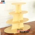 Kệ gỗ hình bầu dục trưng bày cửa hàng của bà mẹ và trẻ em ở đảo tủ trẻ em giày tủ mỹ phẩm sản phẩm tủ trưng bày tủ trưng bày kệ trưng bày túi xách Kệ / Tủ trưng bày