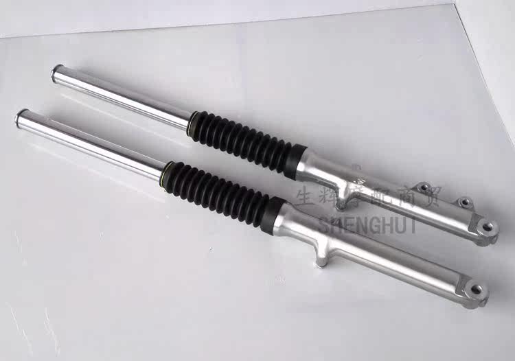 Áp dụng phụ kiện xe gắn máy phía trước giảm xóc GS125 ngã ba phía trước Tế Nam ánh sáng cưỡi phanh đĩa trống phanh giảm xóc phuộc nhún sau xe sirius