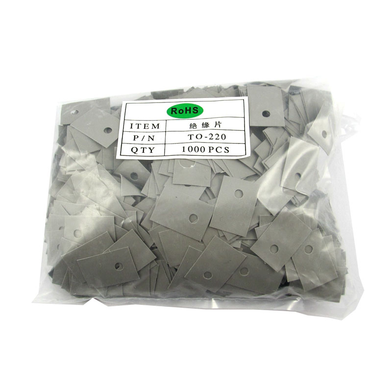 TO220 Insulation sheet 13*19*0 3MM heat dissipation soft silicon negative thermal pad Solid silicone insulation pad