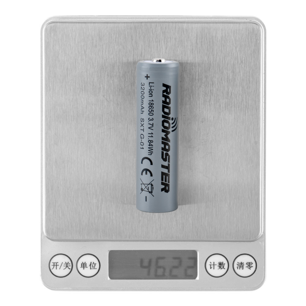 【RadioMaster】18650 3200mAh 3.7V 電池 2 顆｜TX16S／Boxer／TX12／Pocket／MT12