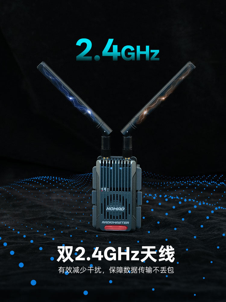 【RadioMaster】Nomad Gemini Xrossband ELRS 雙1瓦高頻頭 適用MICRO&NANO接口