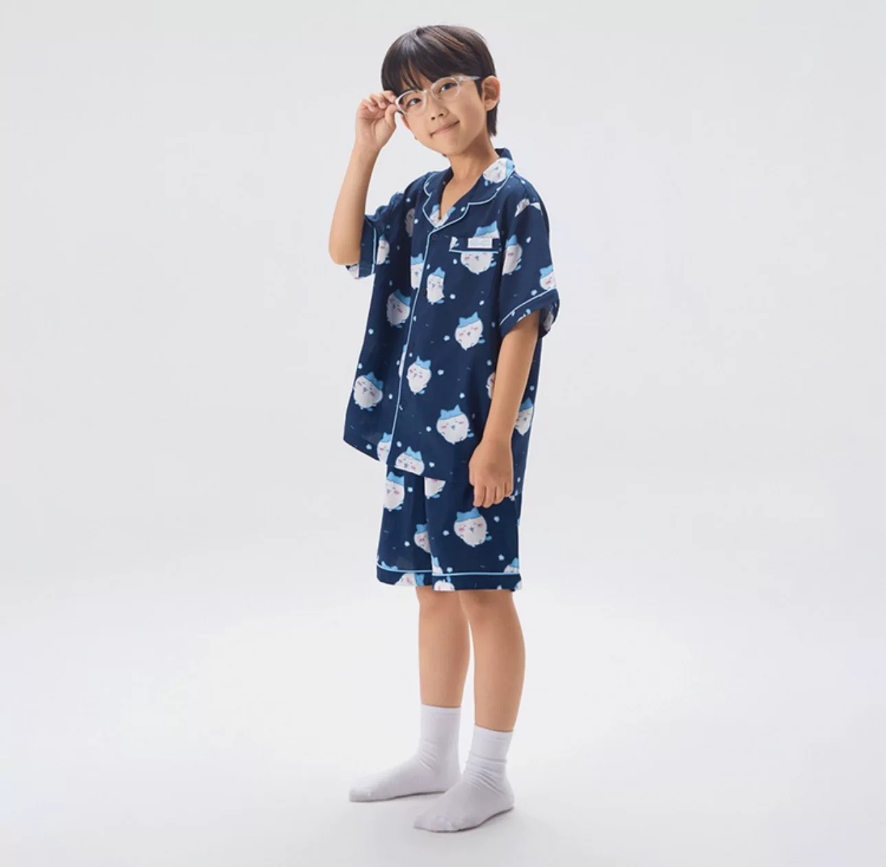 SPAO детский Cartoon летний пижама, с коротким рукавом, семейный стиль