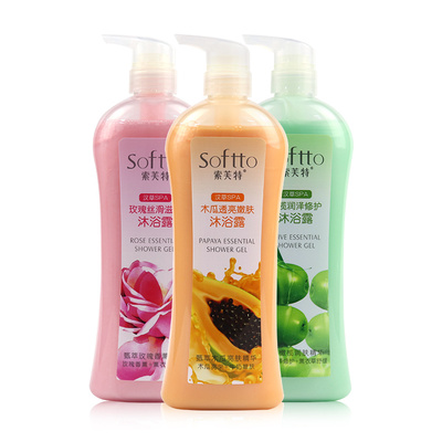 索芙特木瓜沐浴露持久保湿1000ml