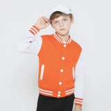 Детская бейсбольная форма, толстовка, флисовая куртка для школьников для детского сада, делается под заказ, с печатью вашего логотипа