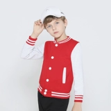 Детская бейсбольная форма, толстовка, флисовая куртка для школьников для детского сада, делается под заказ, с печатью вашего логотипа