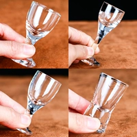 Hộ gia đình Tinh Thể Thủy Tinh Rượu Vang Trắng Thủy Tinh Tinh Thần Wine Glass Nhỏ Wine Cellar Trung Quốc Bullet Cup Một Cốc Rượu Vang Đặt 6 Bộ ly uống rượu vang đỏ cao cấp