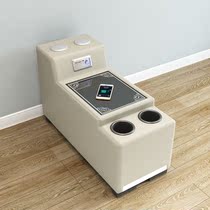Smart side cabinet Wireless charging Bluetooth Sofa side cabinet Armrest cabinet Foot bath City Coffee table cabinet Small locker