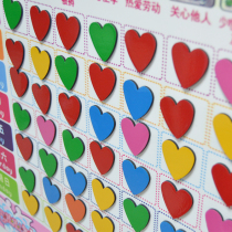 Heart-shaped magnetic stickers heart-shaped magnetic stickers painting childrens kindergarten teaching aids magnetic stickers reward whiteboard marking magnetic pieces