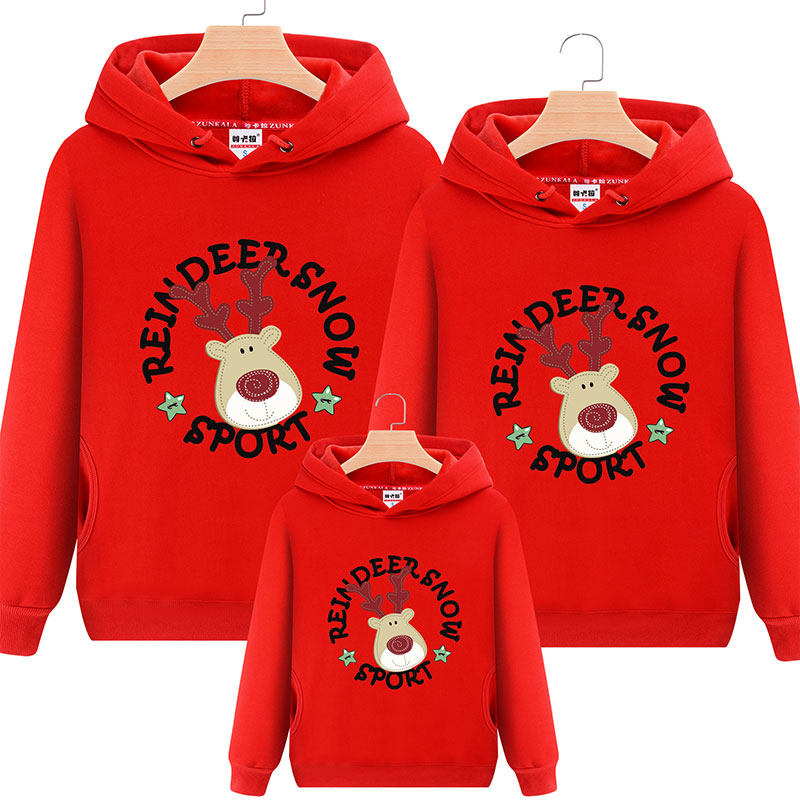 New Year's New Year's Dad Fall - Kids Clothing 2023 New Mother - Clothes Woman plus - wolvet family three or four mouths