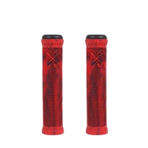 DEMOLITION AXES BMX Grips 150mm Blue Red Marble