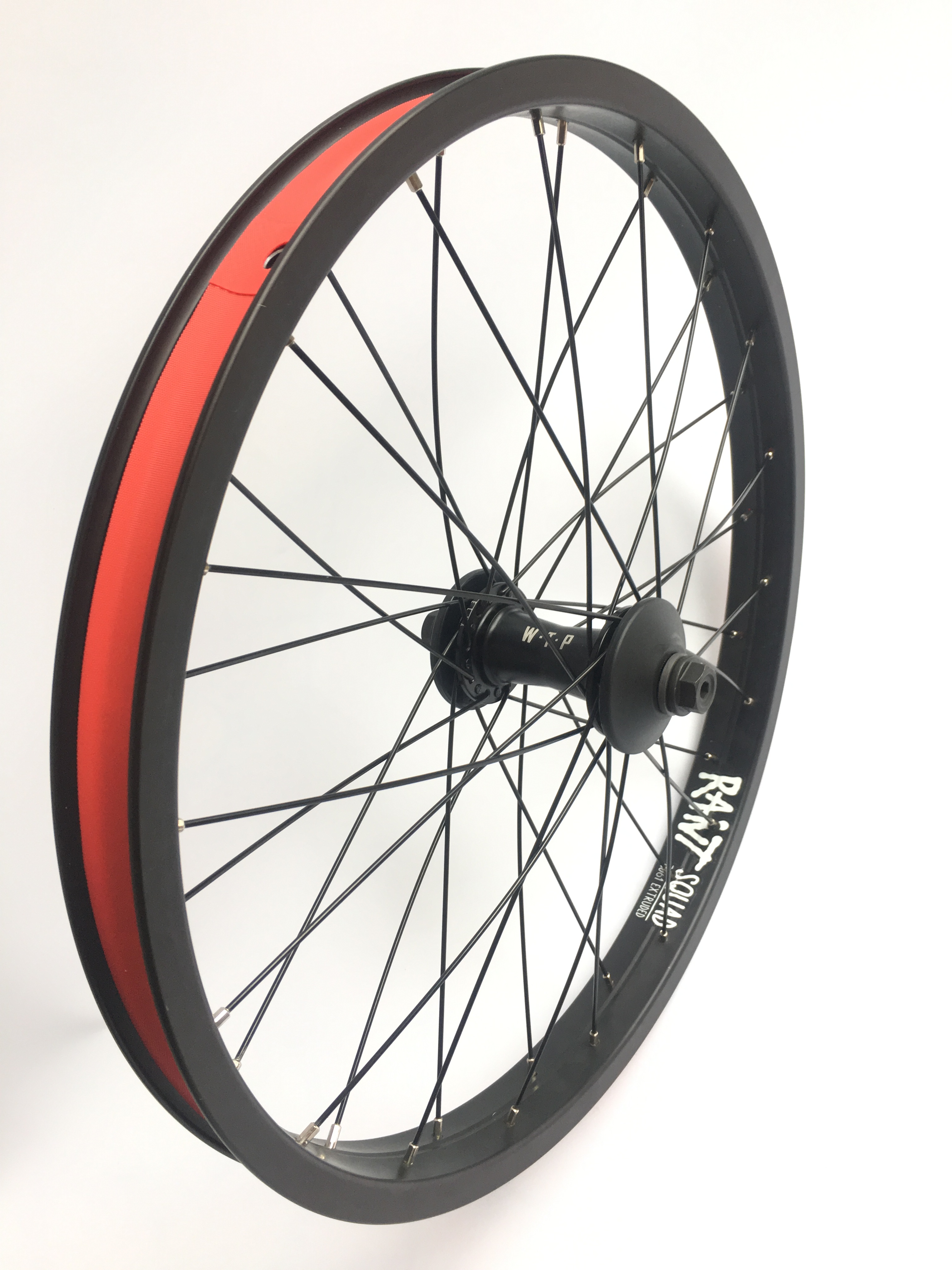 (Chongqing BMX) WTP x Rant assembles BMX front wheel set, Taiwan-made spokes and tire pads support DIY