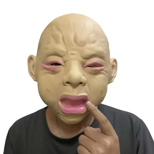 Хэллоуин Экзорцист Плачущий ребенок Демон Маска Хэллоуин Мастичная латексная маска