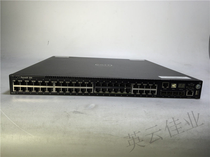 Dell Force10 S55T-DC switch 48 Ports 1000M 4 Fiber SFP 07DN41