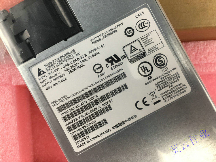 New Zhanjabo juniper EX4300 switch power supply 740-046873 JPSU-350-AC-AFO