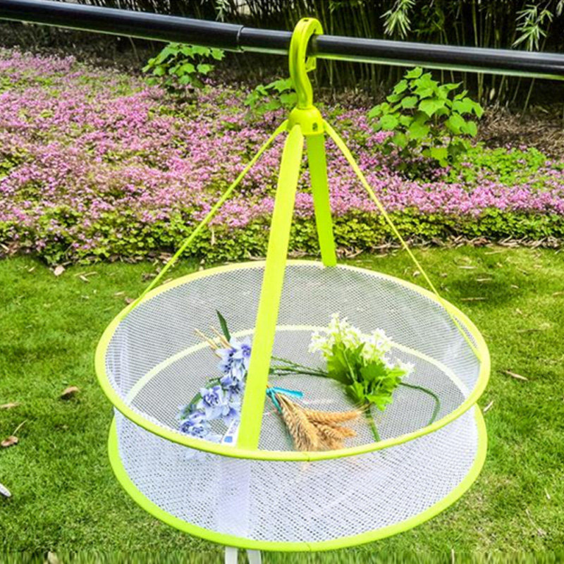 Sun-coated Basket Clothesline Drying Rack Sunning Nets Tiled Clotheson Clothing Socks Lingerie Clotheshorse