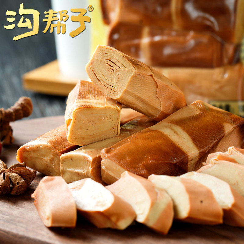 沟帮子熏干豆腐锦州五香豆腐卷，如何才能让下酒更美味？