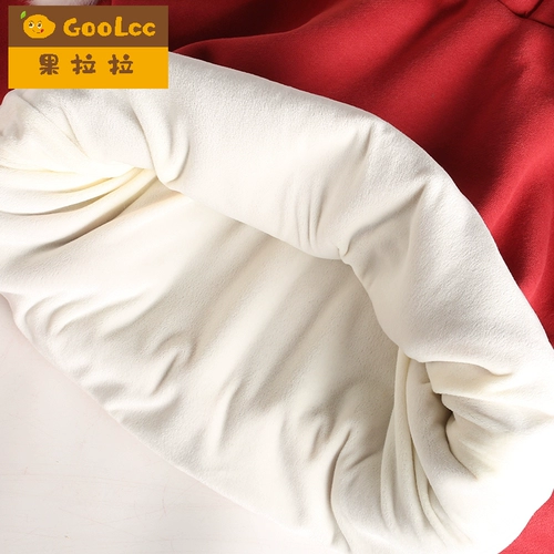 Детский красный комплект, утепленная толстовка, зимняя юбка для девочек, подходит для подростков