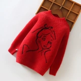 Бархатный утепленный базовый приятный телу детский демисезонный свитер, в западном стиле, подходит для подростков