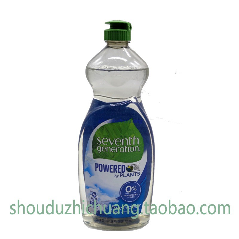 American import seventh generation colorless fragrance-free natural detergent 739ml