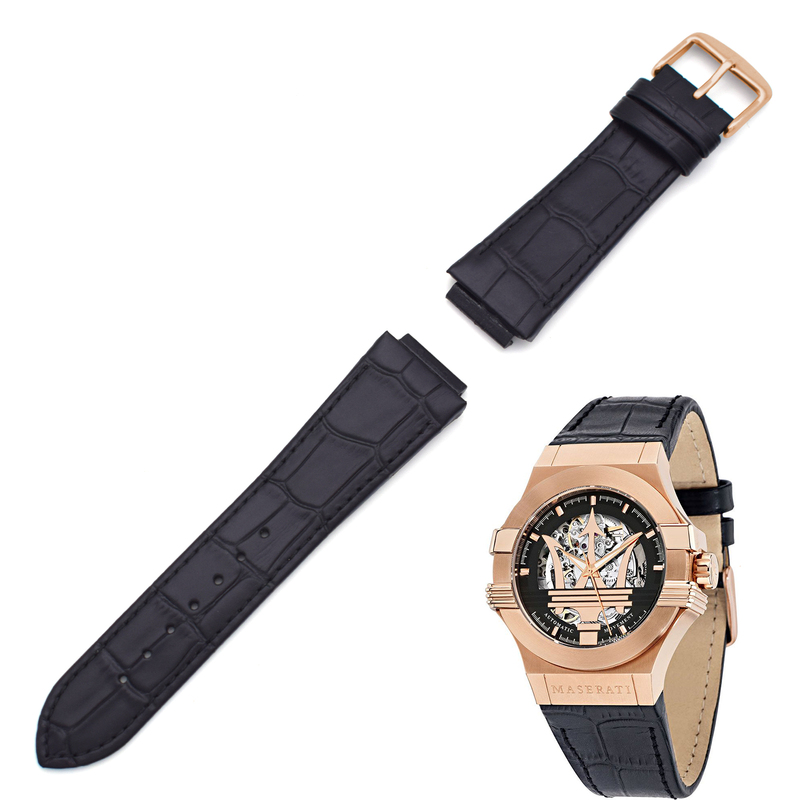 Suitable for Maserati Genuine Leather Watch Strap 24mm R8821108025 Mechanical Men's Convex Mouth Suitable for Maserati Genuine Leather Watch Strap 24mm R8821108025 Mechanical Men's Convex Mouth