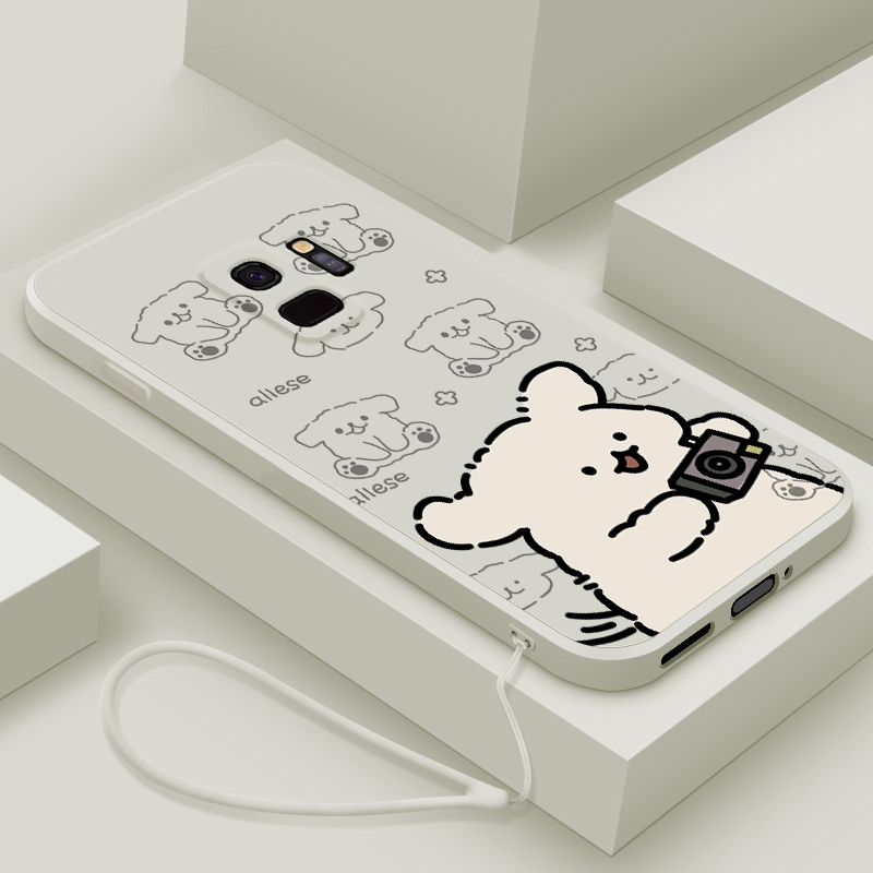 Suitable for Samsung S9 Mobile Phone Case, New Galaxy S9+ Liquid Silicone Soft Case, Ten S8 Cases for Boys and Girls, S8Plus Lens Full-Cover Anti-Fall Protective Case Sm-G9600Ds Cartoon Cute Photo Dog Suitable for Samsung S9 Mobile Phone Case, New Galaxy S9+ Liquid Silicone Soft Case, Ten S8 Cases for Boys and Girls, S8Plus Lens Full-Cover Anti-Fall Protective Case Sm-G9600Ds Cartoon Cute Photo Dog